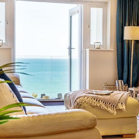 Carbis Bay - Luxury 3 Bed Penthouse Apartment With Sea Views Parking Sauna Balcony 외부 사진