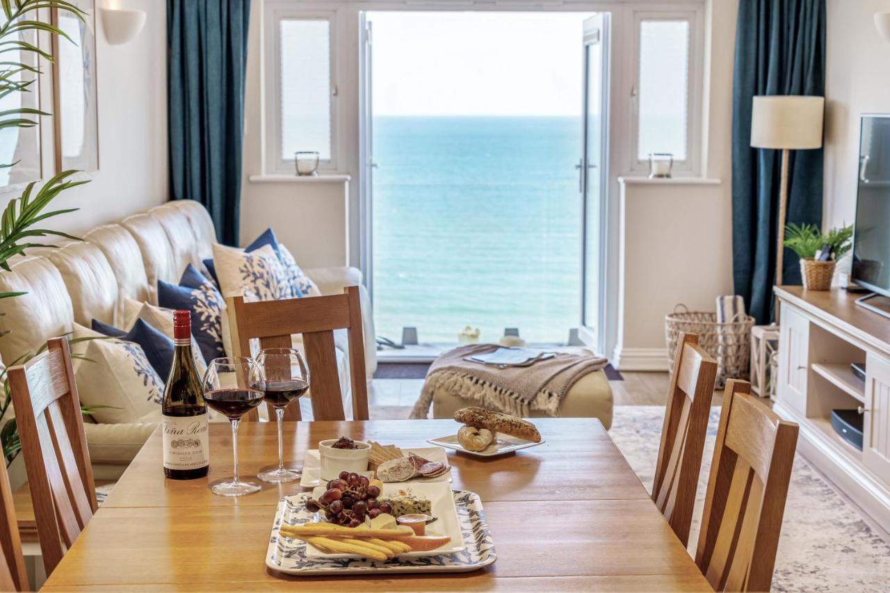 Carbis Bay - Luxury 3 Bed Penthouse Apartment With Sea Views Parking Sauna Balcony 외부 사진